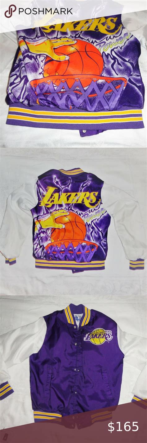 Vintage L.A. Lakers Jacket Los Angeles Small | Lakers jacket, Vintage ...