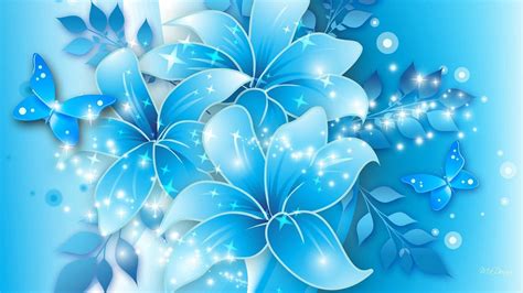 Pastel Blue Flowers Wallpapers - Top Free Pastel Blue Flowers ...