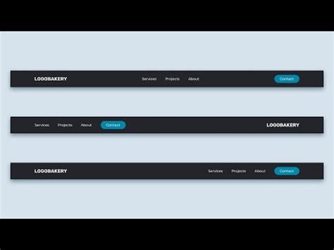 (14) Navbar CSS Tutorial: 3 Ways to Create a Navigation Bar with Flexbox - YouTube | Css ...