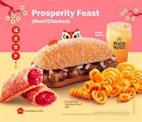 McDonald's SG's prosperity burger, twister fries, and new strawberry ...