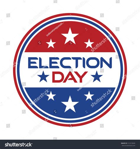 Election Day Logo Vector Stock Vector (Royalty Free) 512319040 ...