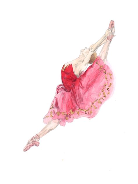 SOLD Kitri from Don Quixote | Paintings & Pencil Drawings of Ballet & Dance