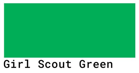 Girl Scout Green Color Codes - The Hex, RGB and CMYK Values That You Need