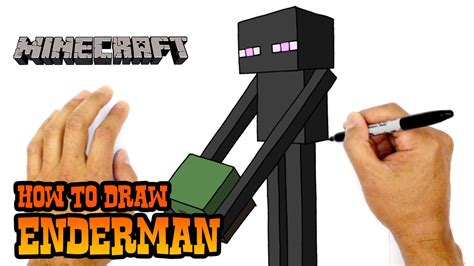 Minecraft Drawings Cute Enderman