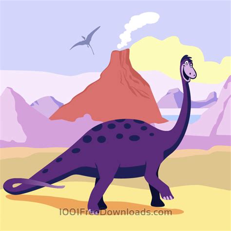 Free Vectors: Dinosaur cartoon | Nature