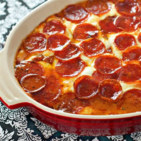 Foodista | Recipes, Cooking Tips, and Food News | Pepperoni Pizza Chicken Bake