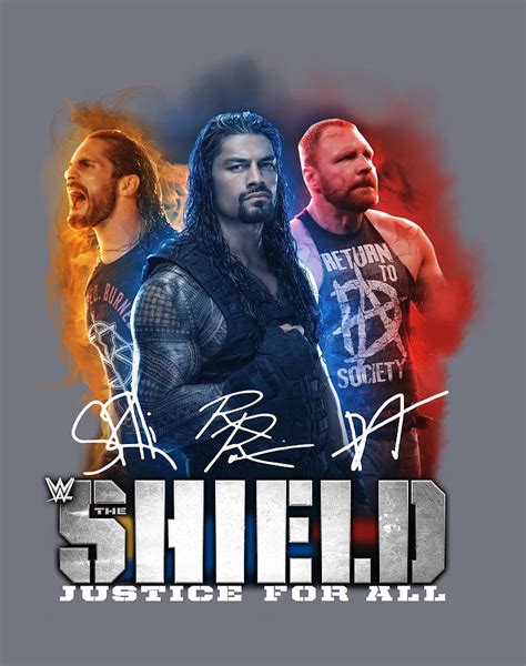 Hot Seth Rollins Roman Reigns Dean Ambrose The Shield Justice For All ...