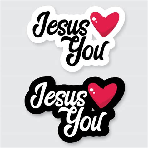 Jesus Loves You Stickers Printable Template - Howcrafts.co