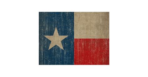 Vintage Texas Flag Postcard | Zazzle