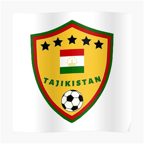 "Tajikistan Football Team" Poster for Sale by Footballunite | Redbubble