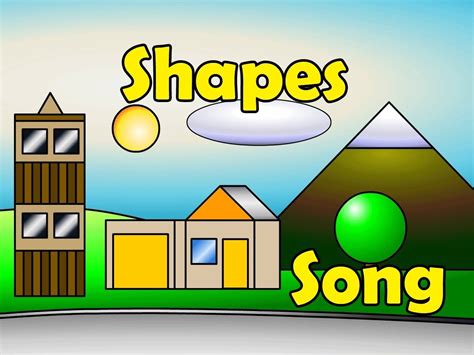 The Shapes Song (Busy Beavers) | Shapes kindergarten, Shape songs, Teaching shapes