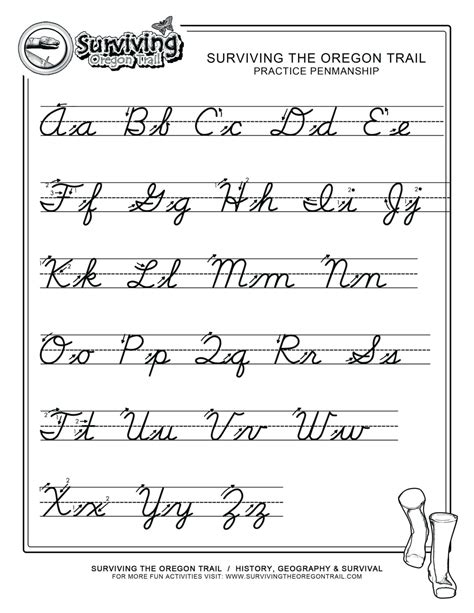 Cursive Worksheets Az – Download Printable Cursive Alphabet Free!