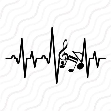 Music Notes Heart Beat