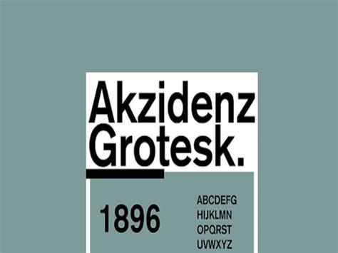 Akzidenz Grotesk Font Free Download - Fonts Empire