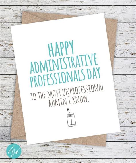 Administrative Professionals Day Cards Funny - Funny PNG