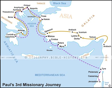 Acts Pauls Third Missionary Journey - Bible History