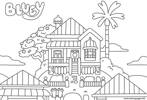 House Coloring page Printable