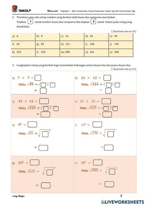 Kuasa dua dan punca kuasa dua 1239561 | maez9286 | Live