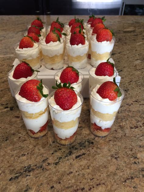 Strawberry Shortcakes mini dessert shooters #ardentevents Mini Desserts, Mini Dessert Recipes ...