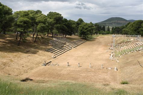 Ancient Olympic Stadium Map