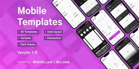 Mobile Templates | Figma