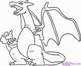 Mega Charizard X Coloring Page  Coloring Home sketch template
