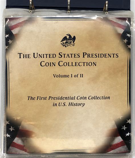 Lot - U.S. PRESIDENTIAL DOLLAR COIN COLLECTION VOL 1& 2