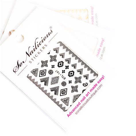 Boho Nail Art Stickers - SoNailicious Boutique