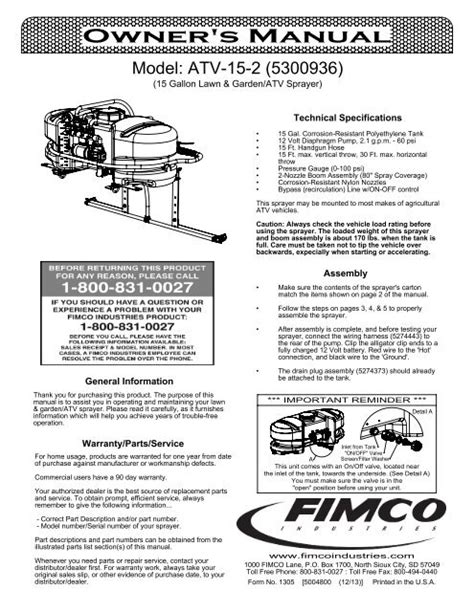 39+ Fimco 15 Gallon Sprayer Parts Diagram - CharisseArtin