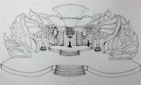 Theater Stage Design Sketch