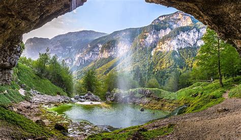 HD wallpaper: Venezia Giulia, Alps, mountains, valley, waterfall, Friuli — Venezia Giulia ...