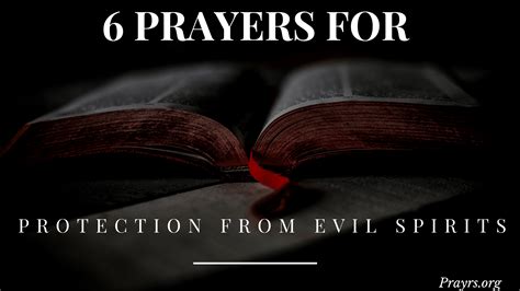 7 Powerful Prayers for Protection From Evil Spirits - Prayrs