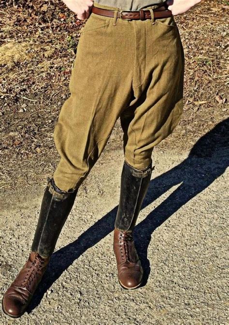 Classic Hunter Horse Riding Olive Corduroy Jodhpurs Vintage Equitation Breeches Jodhpurs Pants ...