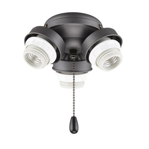 Emerson Emerson 3-Light Turtle LED Ceiling Fan Fitter- Graphite Finish ...