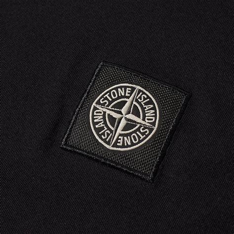 Stone Island Patch Logo Tee Black | END.