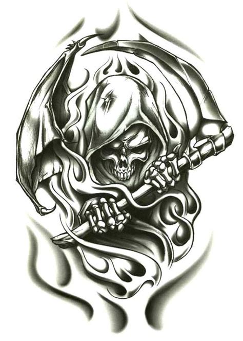 Grim Reaper Tattoo Stencil : Tips For Keeping Your Ink Vibrant