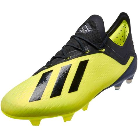 adidas X 18.1 FG - Solar Yellow/Black/White - SoccerPro | Soccer cleats ...