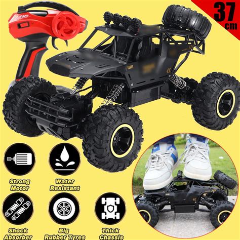 2020 2.4G 4WD RC Monster Truck 15 inch Off-Road Vehicle Remote Control ...