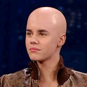 Image - Justin-bieber-bald-299x300.jpg | Glee Users Wiki | FANDOM ...