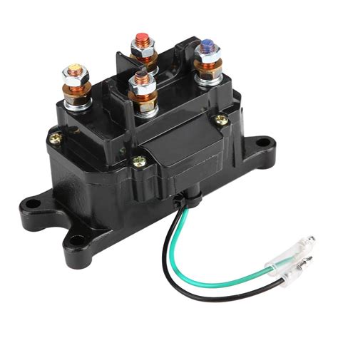 Mgaxyff For 1500-4000lb Winches ATV UTV Winch Contactor Solenoid Relay ...