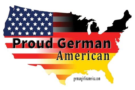 "Proud German American" Sticker for German Heritage Month | A German ...