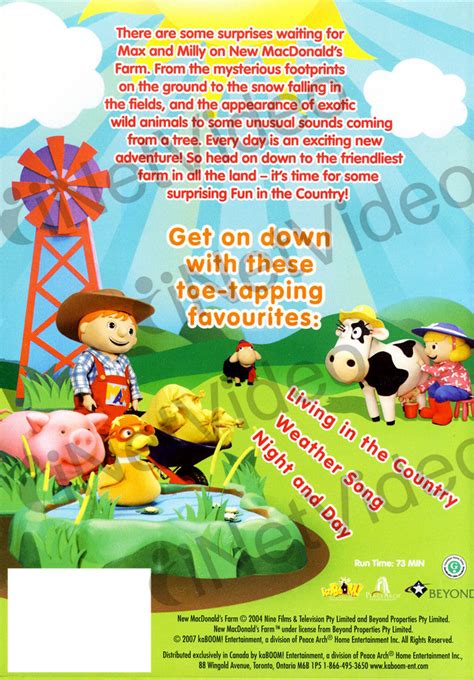 New MacDonald's Farm - Fun in the Country on DVD Movie