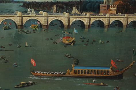 Arched Bridge over Venetian Canal Painting