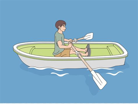 Rowing Boat Drawing at GetDrawings | Free download