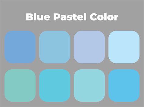 pastel colors, pastel blue color palette 3422167 Vector Art at Vecteezy