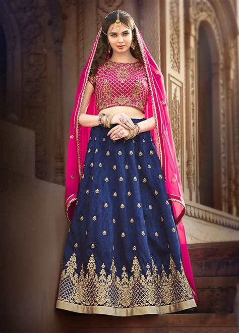 Top designer Banglori Silk Wedding Wear Lehenga Choli - Online Ethnic Store For Women