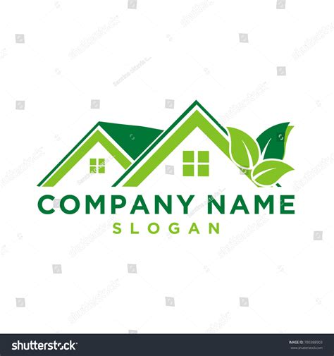 Green Home Logo Design Stock Vector (Royalty Free) 780388903 | Shutterstock