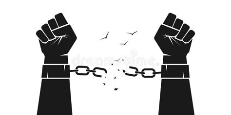 Broken Shackles Stock Illustrations – 230 Broken Shackles Stock ...