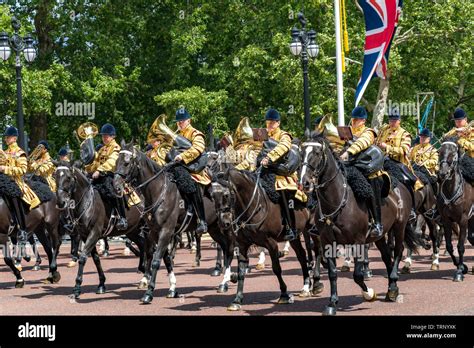 The Mounted Band of The Household Cavalry on The Mall at The Trooping ...