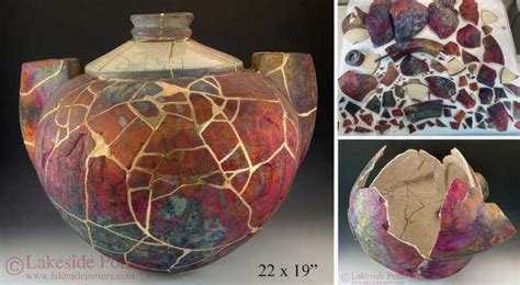 Kintsugi Art Examples | Japanese Method of Pottery Repaired With Gold